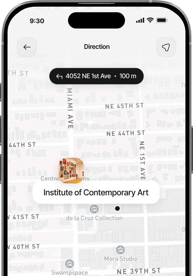 ARTLAS discovery phone interface